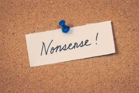 Nonsense Stock Photos