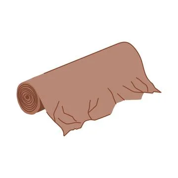 Nonstick parchment paper cartoon vector illustration Иллюстрация