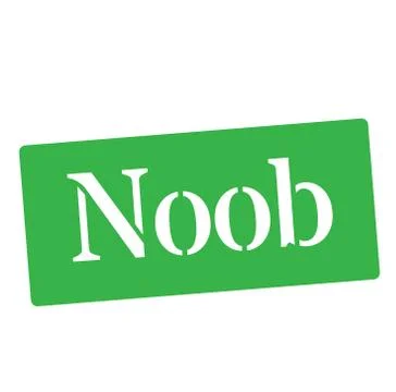 NOOB stamp on white background Illustrazione stock