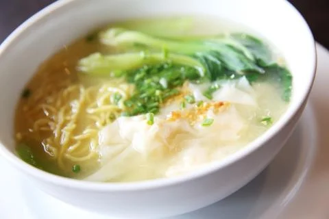 Noodle and dumpling Stock Photos
