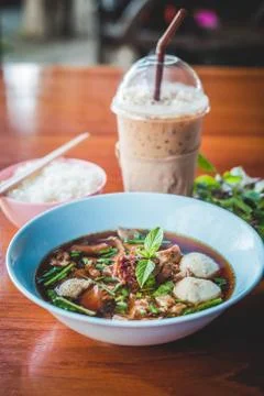 Noodle beef 写真素材