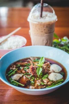 Noodle beef Stock-Fotos