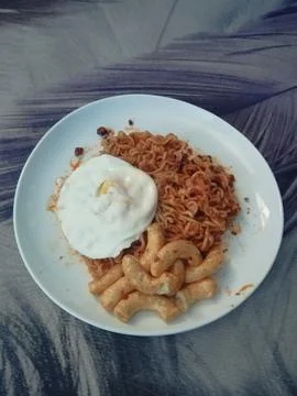 Noodle fried Foto stock