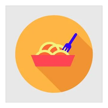 Noodle icon Stock Illustration