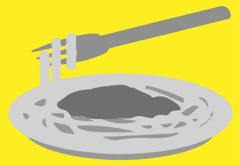 Noodle icon isolated on background Stock Illustration