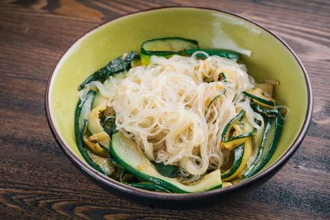 Noodle with Mixed Vegetables. High quality photo. Foto stock