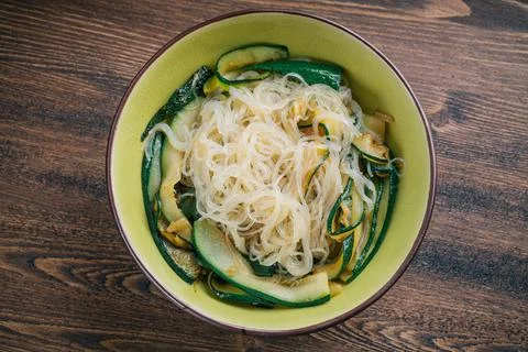 Noodle with Mixed Vegetables. High quality photo. Foto stock