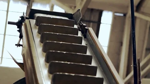 Noodle Production Line Stock Footage