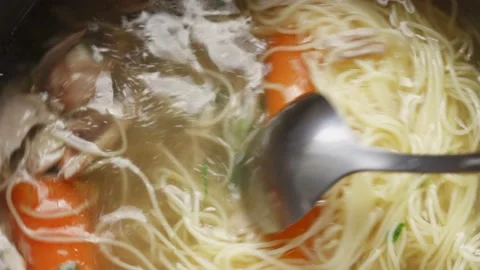 Noodle soup Stock Footage 151602930