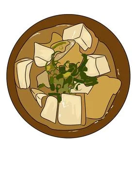 Noodle soup Stock Illustration