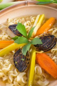 Noodle soup Stock Photos
