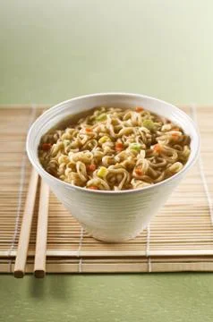 Noodle soup Stock Photos