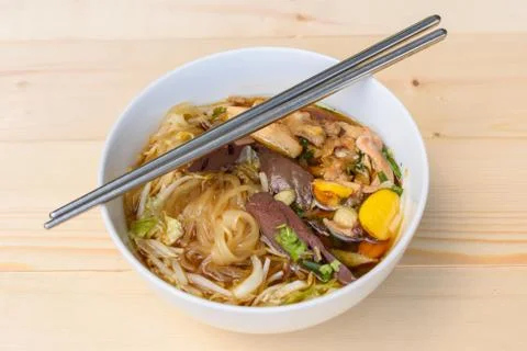 Noodle soup Stock Photos