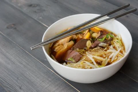Noodle soup Stock Photos