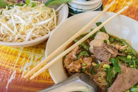 Noodle soup Stock Photos