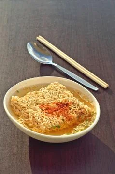 Noodle on the table Foto stock