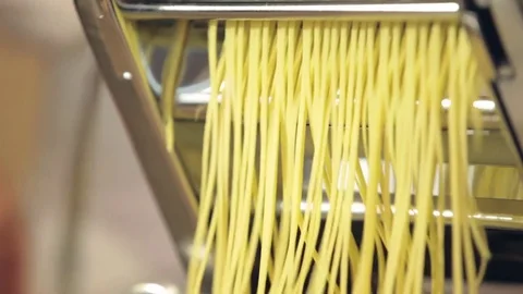 Noodle/Pasta maker machine Stock Footage 75456728