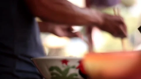 Noodles. Stock Footage 261246935