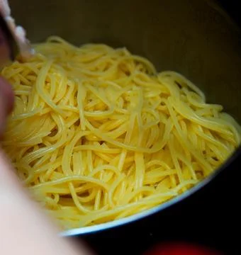 Noodles getting ready Stock Photos