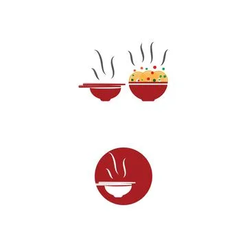 Noodles Logo Template vector symbol Illustration