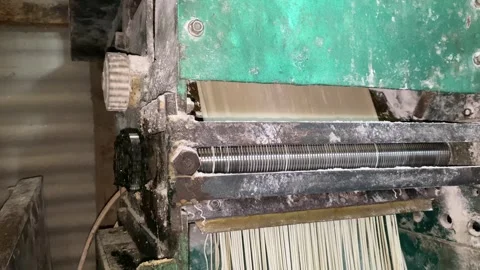 Noodles maker machine Stock Footage 302737063