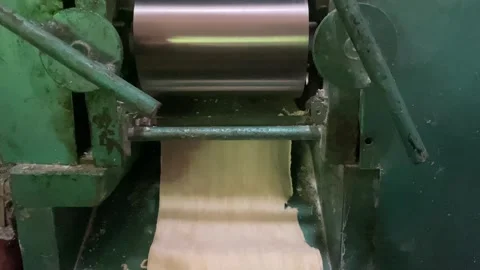 Noodles maker machine Stock Footage 302738888