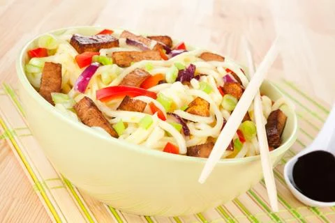 Noodles. Stock Photos