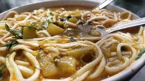 Noodles slow mo Stock Footage 238743122