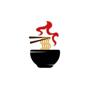 Noodles vector design template illustration 스톡 일러스트