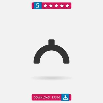 Noon vector icon Stock Illustration