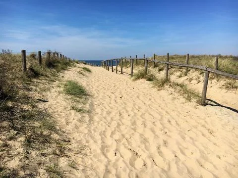 Noordwijk beach Stock Photos