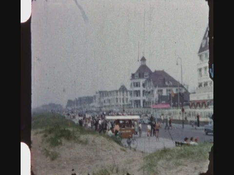 Noordwijk Promenade Stock Footage 80604808