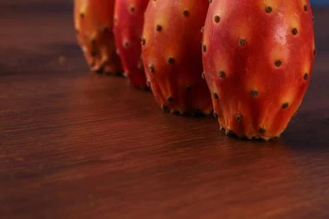 Nopal on the wood Stock Photos