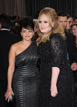  Norah Jones and Adele at the 85th Annual Academy Awards - The Oscars in L... Stock Photos