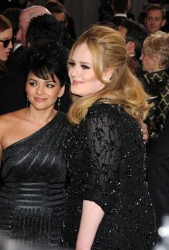  Norah Jones and Adele at the 85th Annual Academy Awards - The Oscars in L... Stock Photos