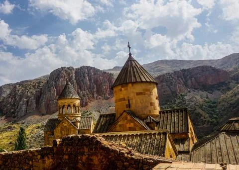 Noravank Monastery Domes View Stock Photos