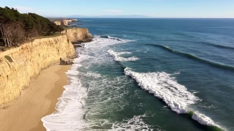 NorCalCoastline1 Video stock 252393170