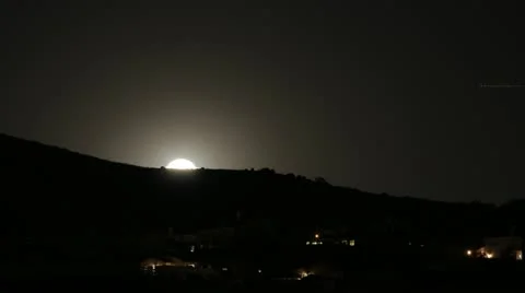 Norco Moonrise Stock-Footage 11495460