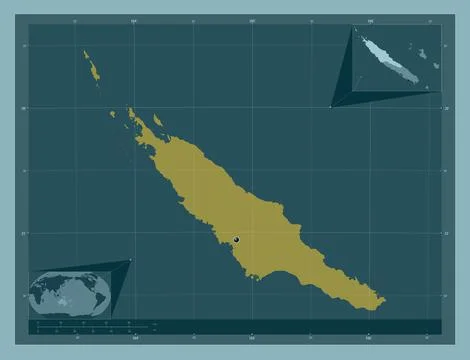 Nord, New Caledonia. Solid color shape イラスト素材