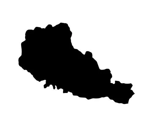 Nord Pas De Calais vector map silhouette illustration Stock Illustration