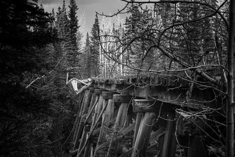 Nordegg Bridge Stock Photos