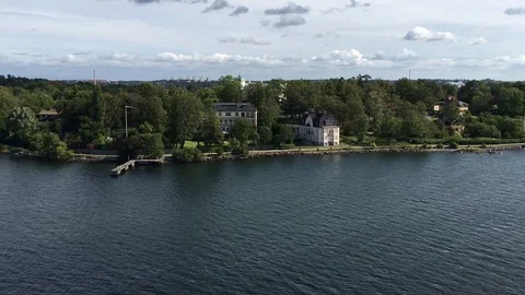 Nordic archipelago Stock Footage 115418381