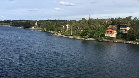 Nordic archipelago Stock Footage 115418497