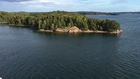 Nordic archipelago Stock Footage 115419176