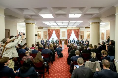 Nordic-Baltic Eight (NB8) format delegation visit Moldova, Chisinau - 15 Oct 202 Stock Photos