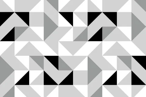 Nordic geometric area seamless pattern modern design for background. Stock Illustration