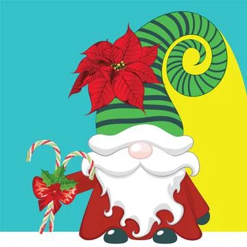 Nordic gnome design Stock Illustration