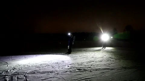 Nordic ice skating Stock Footage 147357680