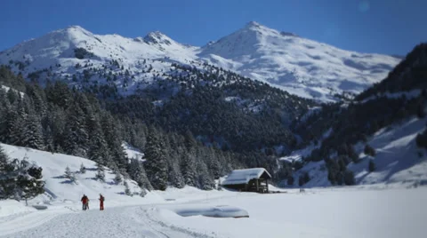 Nordic ski Stock Footage 36963453