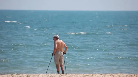 Nordic walking elderly Vidéo 167298362